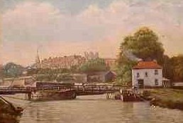 Kings Arms Sluice, scanned from an old postcard