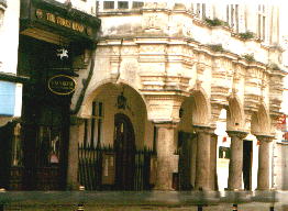 Exeter's Guildhall and the Turks Head